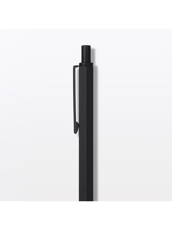 MUJI Aluminum Hexagon Ballpoint Pen 0.7mm Needle Tip
