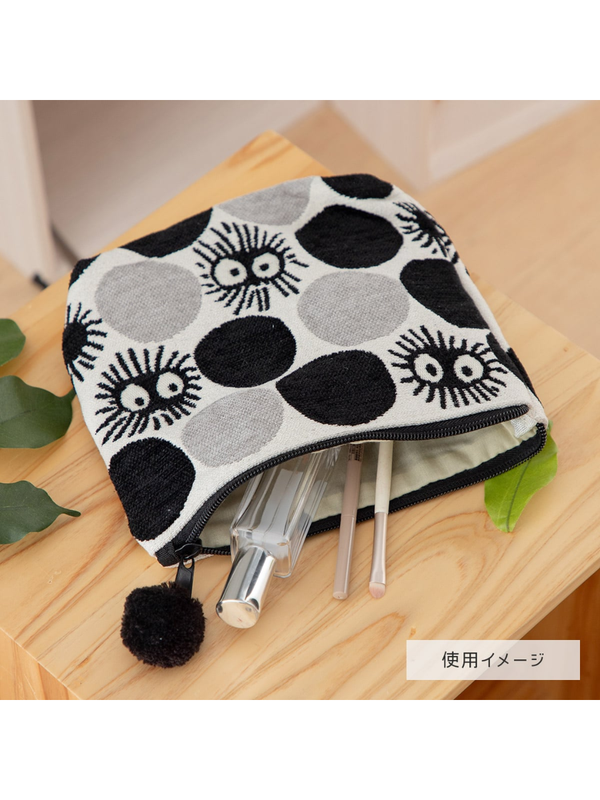 My Neighbor Totoro Kurosuke Dot Boat-Shaped Pouch