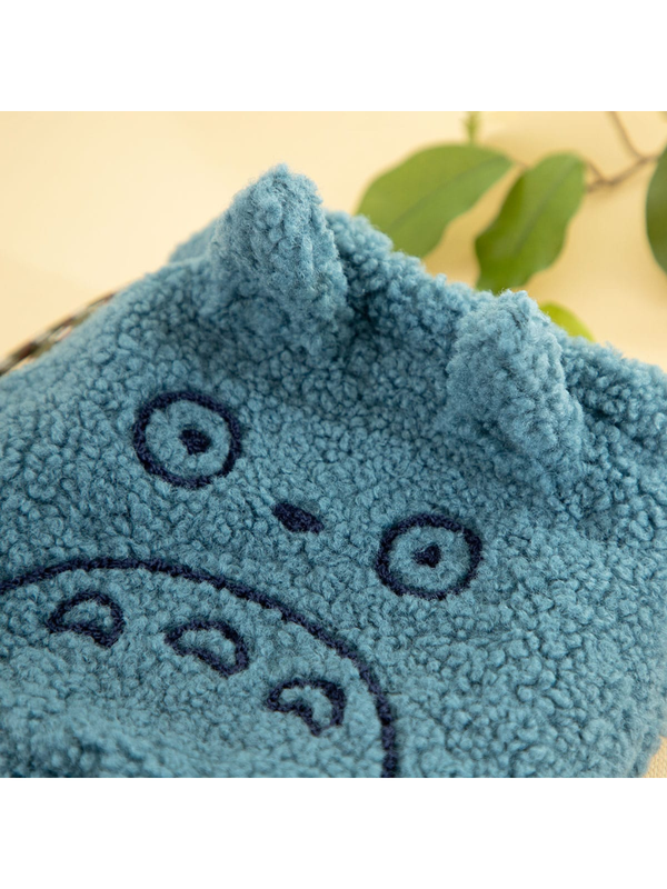 My Neighbor Totoro Medium Totoro Fluffy Drawstring Pouch
