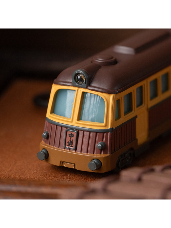Light Up Train Keychain LED Anime Style Railway Charm