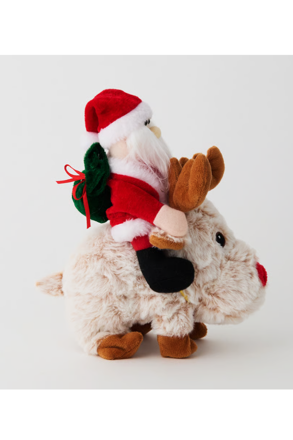 KIKA Riding Santa Claus Christmas Decoration