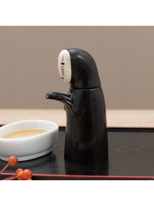 No-Face Soy Sauce Dispenser Ceramic Bottle