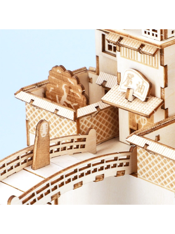 Spirited Away Yubaba’s Bathhouse Wooden 3D Puzzle