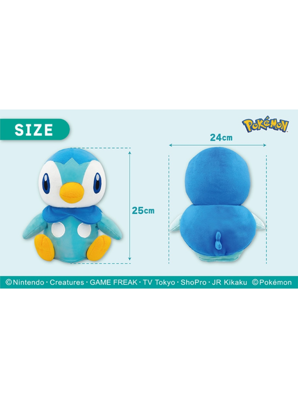 Pokemon Piplup Golf Driver Head Cover Plush Style 460cc Compatible