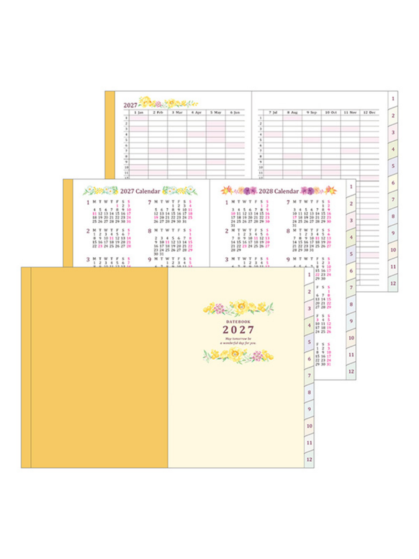Midori 2027 A6 Country Time Floral Diary 22444006