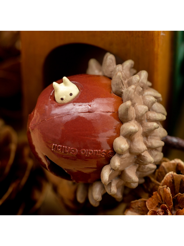 My Neighbor Totoro Acorn Shaker Keychain Medium Totoro and Small Totoro