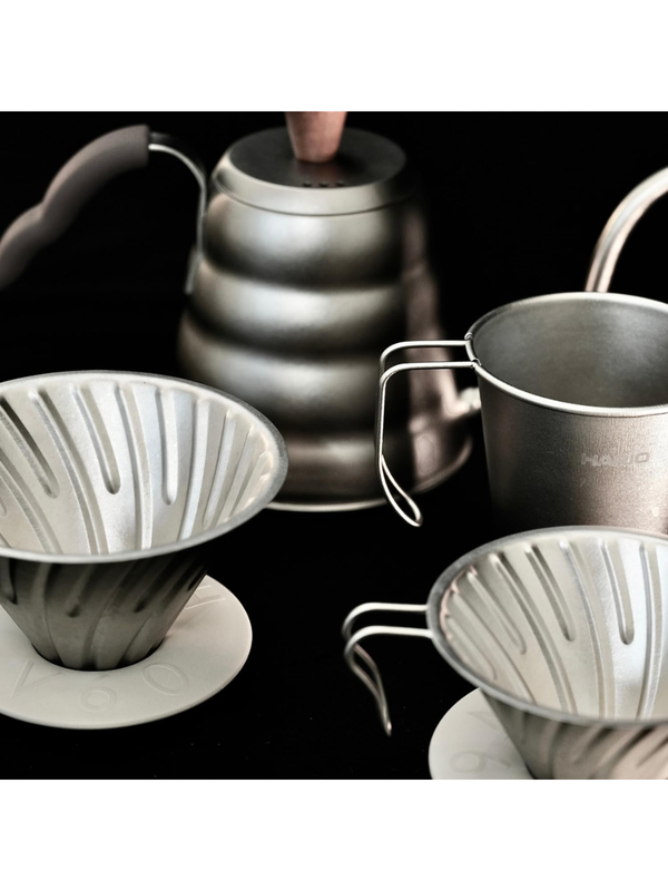 HARIO V60 Titanium Coffee Dripper VDTI-02-TSV