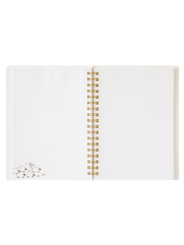 Midori Ojisan B6 Ring Notebook & Acrylic Charm Set (91804435)