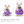 Load image into Gallery viewer, Oitscute Teddy Bear Plush Toy Purple Dress

