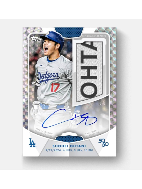 2024 Topps Shohei Ohtani 50/50 MLB Trading Card Box