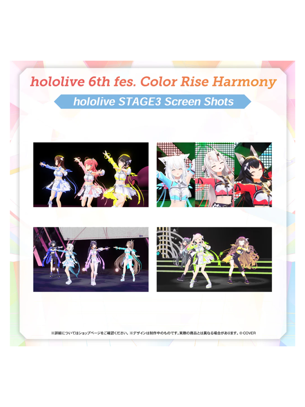 Hololive 6th Fes. Color Rise Harmony Blu-ray - 4 Discs