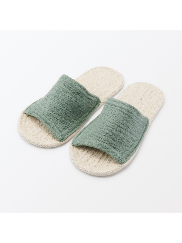 MUJI Cotton Room Sandals Open Toe Slippers