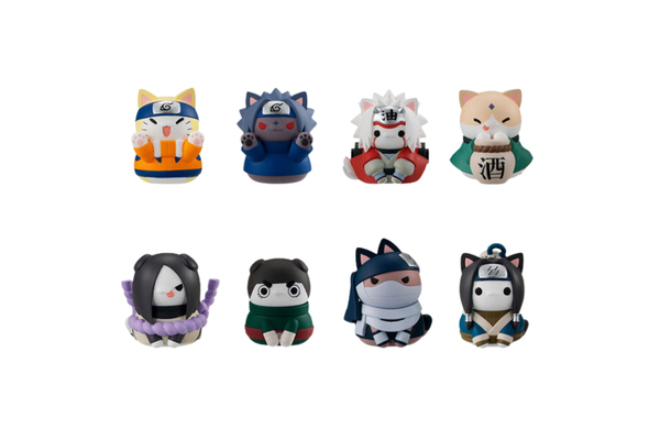 MegaHouse MEGA CAT PROJECT NARUTO Nyaruto Sasuke Box Set (8  Random Figures)