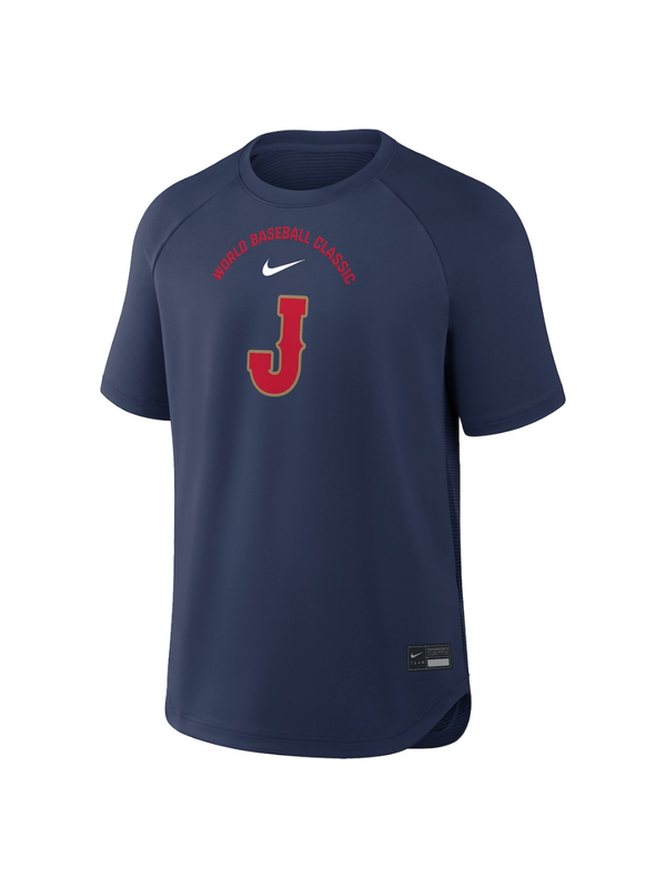 Nike 2026 WBC Japan Dri-Fit BP Pregame Top Navy