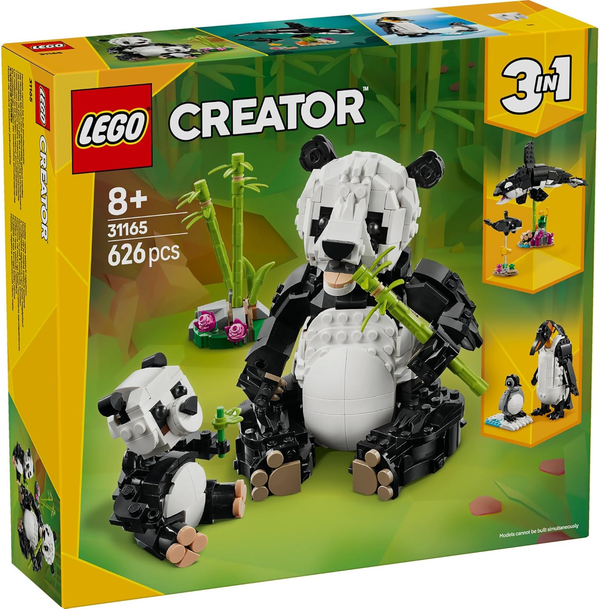 LEGO 31165 Creator Animal Panda Parent and Child 3-in-1 Building Set