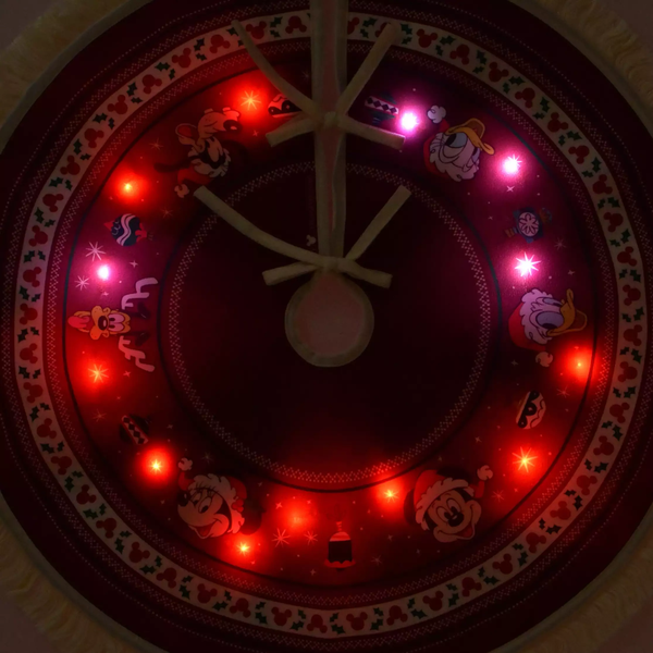 Disney Mickey & Friends LED Light-Up Christmas Tree Skirt