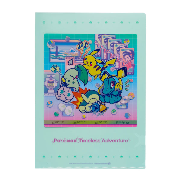 Pokemon Timeless Adventure Johto A4 Clear File Folder