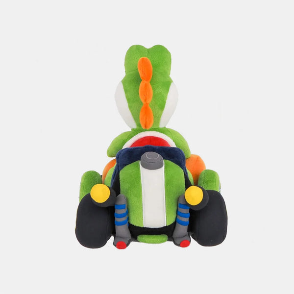 Mario Kart World Yoshi Plush Toy – Standard Kart Version