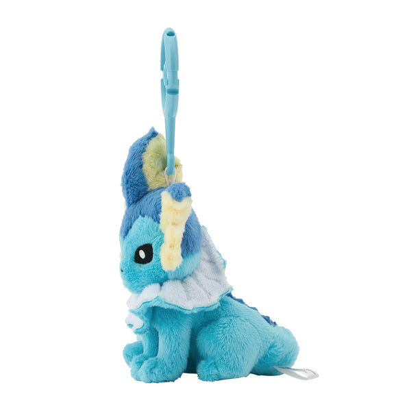 Pokemon Vaporeon Plush Mascot with Poke Ball Carabiner
