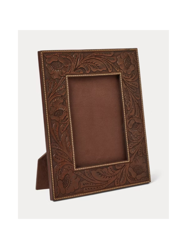 RRL Hand-Tooled Leather Frame 5x7in