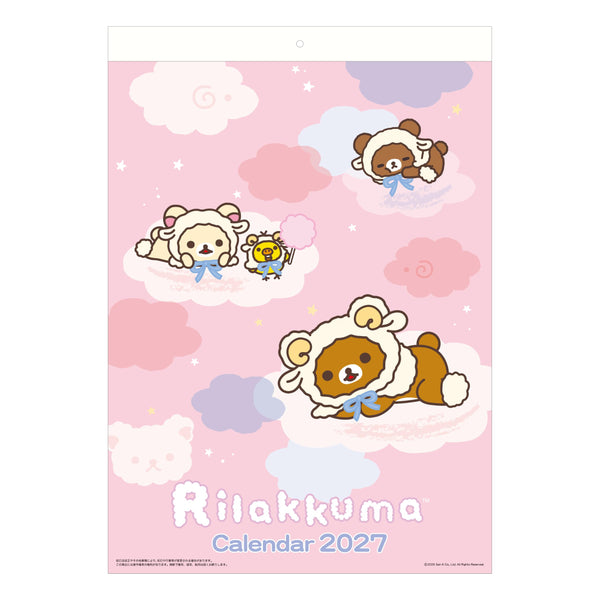 Rilakkuma 2027 Wall Calendar – Zodiac Edition B4 TD-30070