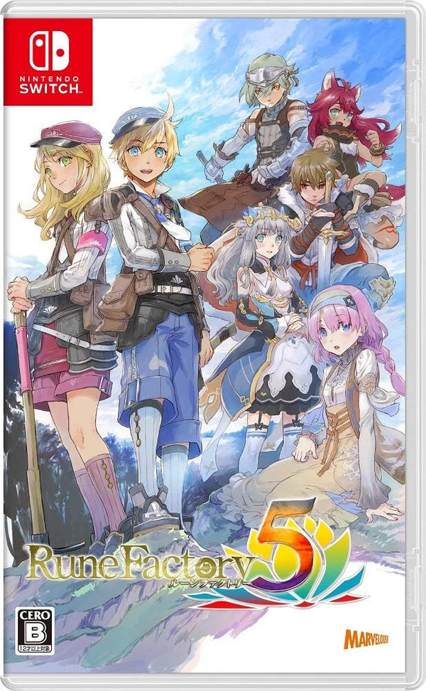 Marvelous Rune Factory 5 Nintendo Switch Game