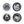 Load image into Gallery viewer, Pokemon Kitakami Village Mini Plate Set – Ogerpon (4 Pieces)

