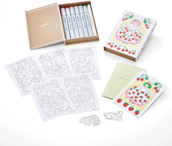 Copic Sketch Kit – Heisuke Kitazawa Collaboration Set “Omekashi Biyori”