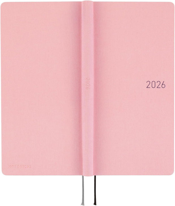 Hobonichi Techo 2026 Weeks Spring April Start Pink Planner