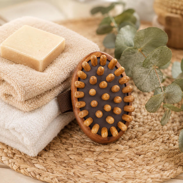 TTETNLY Beech Wood Air Cushion Massage Brush