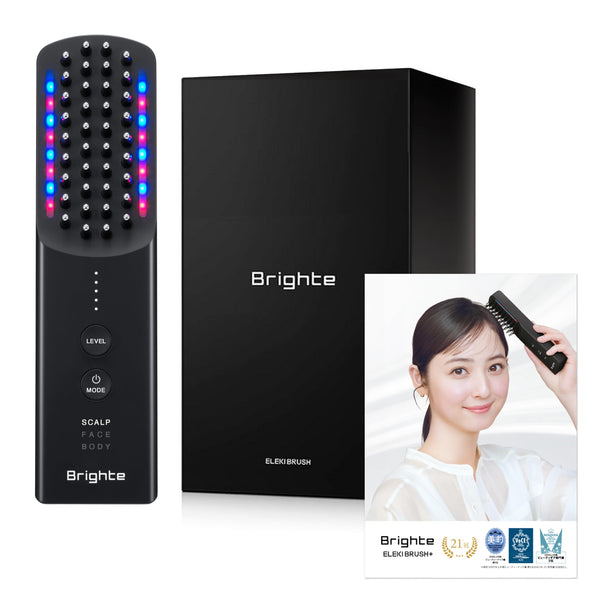 Brighte ELEKI BRUSH+ EMS Beauty Device with RF & LED  – Black