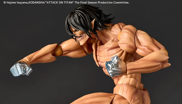 Kaiyodo Revoltech Amazing Yamaguchi Attack on Titan Eren Yeager Action Figure