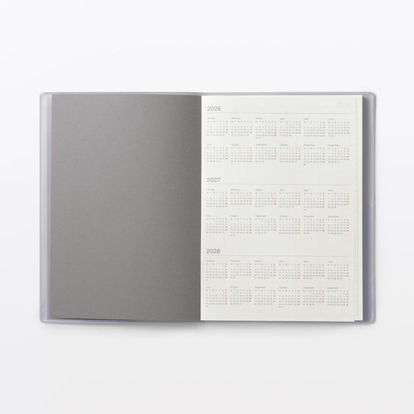 MUJI Monthly & Weekly Planner 2027 – A5 Monday Start  December 2026–January 2028