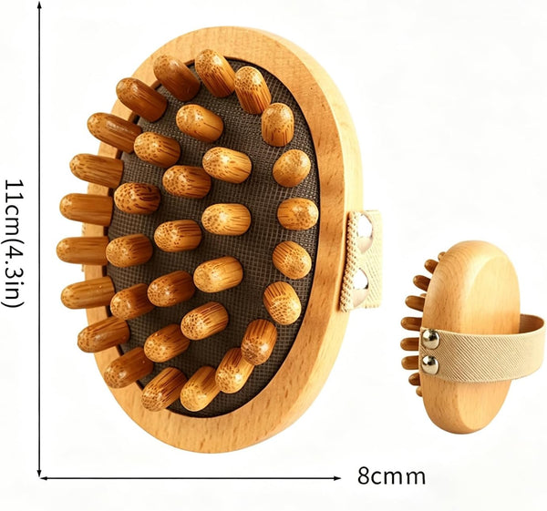 TTETNLY Beech Wood Air Cushion Massage Brush