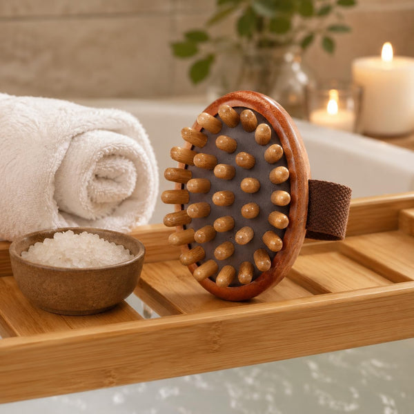 TTETNLY Beech Wood Air Cushion Massage Brush