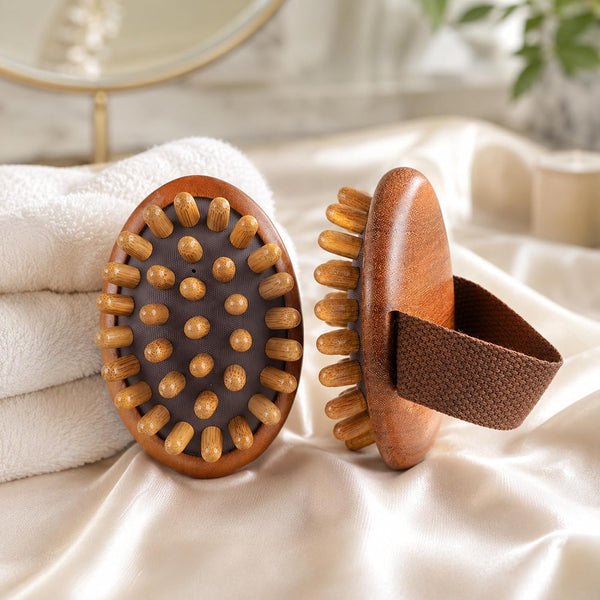 TTETNLY Beech Wood Air Cushion Massage Brush