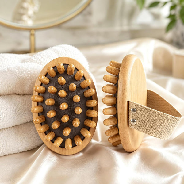 TTETNLY Beech Wood Air Cushion Massage Brush