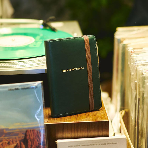 Hobonichi 2026 ONLY IS NOT LONELY Ivy Green A6 Planner Cover