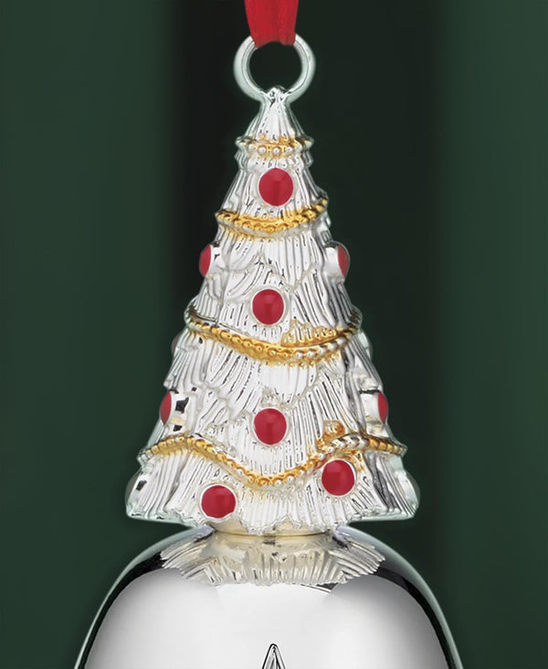 Lenox 2025 Musical Bell Ornament – Silver-Plated Holiday Decoration