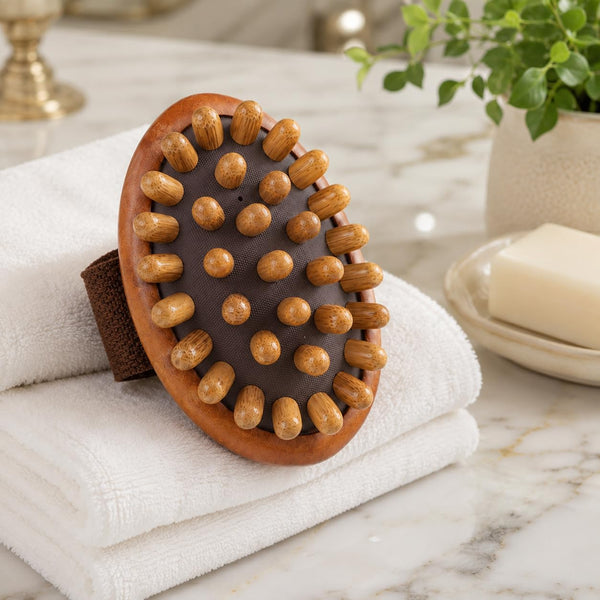 TTETNLY Beech Wood Air Cushion Massage Brush