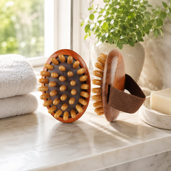 TTETNLY Beech Wood Air Cushion Massage Brush