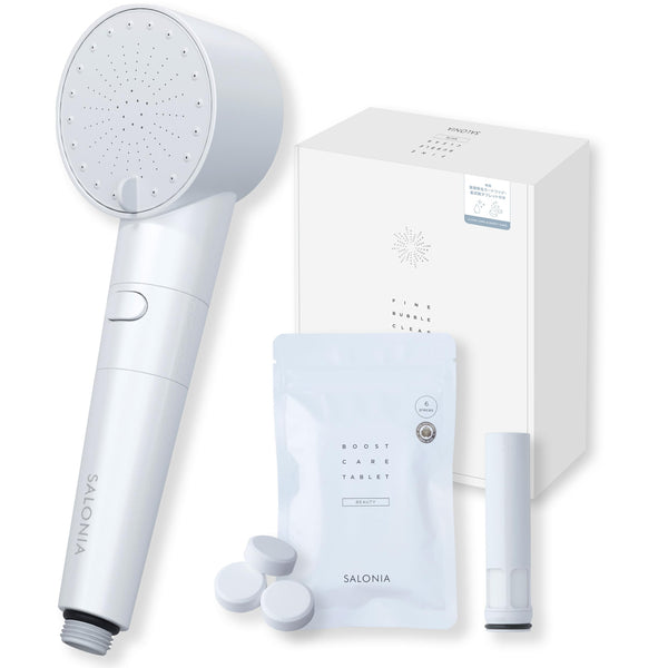 SALONIA Fine Bubble Clear Shower Head
