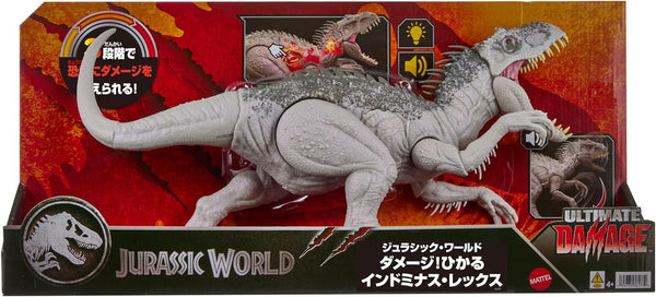 Mattel Jurassic World Battle Damage Indominus Rex Dinosaur Figure JLD20 [Pre-order]