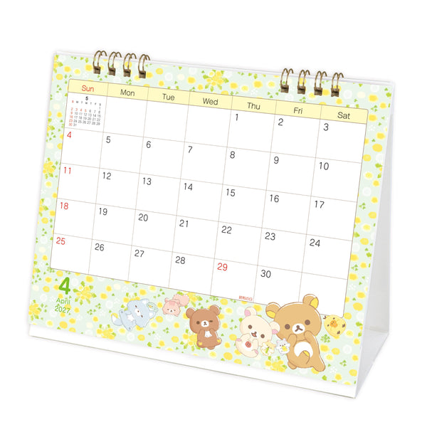 Rilakkuma 2027 Desk Calendar – Zodiac Edition TD-30065