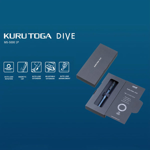 Mitsubishi Kuru Toga Dive 0.5mm Mechanical Pencil