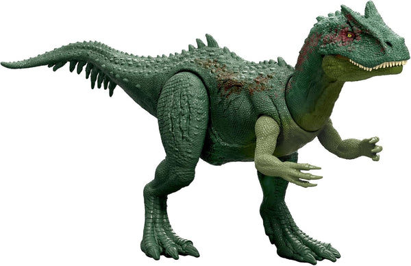 Mattel Jurassic World Damage Reveal Allosaurus Action Figure JLF33