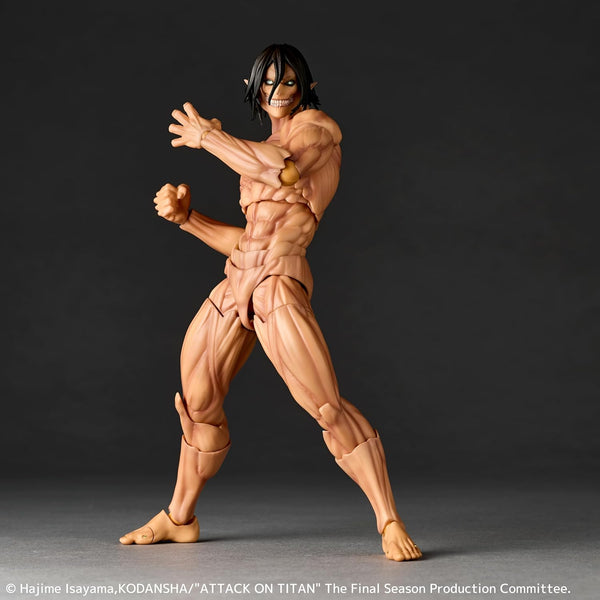 Kaiyodo Revoltech Amazing Yamaguchi Attack on Titan Eren Yeager Action Figure