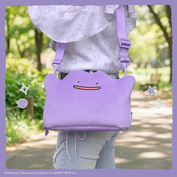 Monster Transform Pokemon Ditto Storage Bag & Plush Shoulder Pouch [Pre-order]