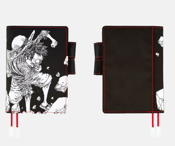Hobonichi Techo A6 Cousin – ONE PIECE Magazine Straw Hat Luffy (Black) English Edition Planner + Cover