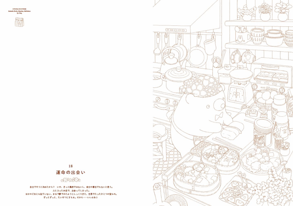 Kawade Shobo Shinsha Adult Coloring Book Kuma Country JP Oversized Japanese